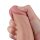 Lovetoy 10" REAL SOFTEE Rechargeable Vibrating Dildo (Flesh)