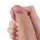 Lovetoy 10.5" REAL SOFTEE Rechargeable Vibrating Dildo (Flesh)