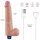 Lovetoy 10.5" REAL SOFTEE Rechargeable Vibrating Dildo (Flesh)