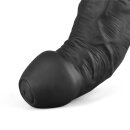 Lovetoy 9" REAL SOFTEE Rechargeable Vibrating Dildo (Black)