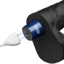 Lovetoy 9" REAL SOFTEE Rechargeable Vibrating Dildo (Black)
