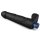Lovetoy 9" REAL SOFTEE Rechargeable Vibrating Dildo (Black)