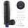 Lovetoy 9" REAL SOFTEE Rechargeable Vibrating Dildo (Black)