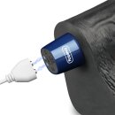 Lovetoy 10" REAL SOFTEE Rechargeable Vibrating Dildo (Black)