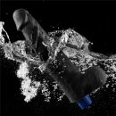 Lovetoy 10.5" REAL SOFTEE Rechargeable Vibrating Dildo (Black)