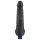 Lovetoy 10.5" REAL SOFTEE Rechargeable Vibrating Dildo (Black)