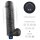 Lovetoy 10.5" REAL SOFTEE Rechargeable Vibrating Dildo (Black)