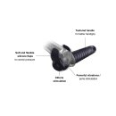 MANWAN Man.Wand EVO Recargeable Masturbator Black Plum