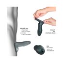 MANWAN Ryzer Penis Extender and Soft Masturbating Sleeve Grey 16 cm