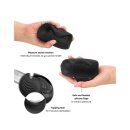 MANWAN Sub One Vibrating Masturbator with Tapping Feature Infinity Black