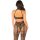 Leg Avenue Mesh Bodystocking Crotchless Black One Size