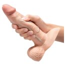 b-Vibe Slipskin 7" Girthy Cream 17,8 cm