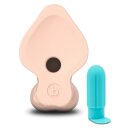 b-Vibe Slipskin 9" Curved Cream 22,3 cm