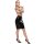LateX Skirt with Metal Rings S