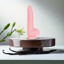 Swan Naked Addiction 21,6 cm Maximum Thrusting & Vibrating Dong Beige