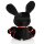 S-Line Rabbit Bondage - Velvet - Large - Black