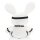 S-Line Rabbit Bondage - Velvet - Large - White