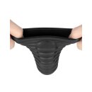 LoveToy Wave Knights Ring Vibrating Penis Sleeve  (Ø 3.7 cm) Black