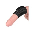 LoveToy Wave Knights Ring Vibrating Penis Sleeve  (Ø 3.7 cm) Black