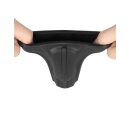 LoveToy Ridge Knights Ring Vibrating Penis Sleeve (Ø 3.7 cm) Black