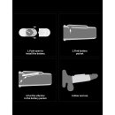 LoveToy Drip Knights Ring Vibrating Penis Sleeve  (Ø 3.7 cm) Black