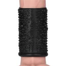 LoveToy Drip Knights Ring Vibrating Penis Sleeve  (Ø 3.7 cm) Black