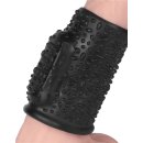 LoveToy Drip Knights Ring Vibrating Penis Sleeve  (Ø 3.7 cm) Black