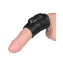 LoveToy Drip Knights Ring Vibrating Penis Sleeve  (Ø 3.7 cm) Black