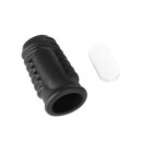 LoveToy Spiral Knights Ring Vibrating Penis Sleeve  (Ø 3.6 cm) Black