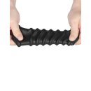 LoveToy Spiral Knights Ring Vibrating Penis Sleeve  (Ø 3.6 cm) Black