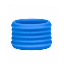 LoveToy Pinnacle Pro Deep Rib Grip Ring Blue