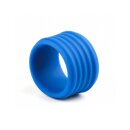 LoveToy Pinnacle Pro Deep Rib Grip Ring Blue