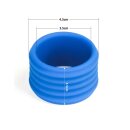 LoveToy Pinnacle Pro Deep Rib Grip Ring Blue