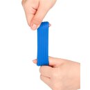 LoveToy Pinnacle Pro Deep Rib Grip Ring Blue