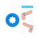 LoveToy Pinnacle Pro Ridge Bump Stretcher Blue