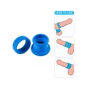 LoveToy Pinnacle Pro Twin Flex Stretcher Blue