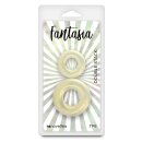 NS Novelties Fantasia Double Stack 2-Piece Penis Ring Set Transparent Ø 5 cm