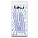 NS Novelties Fantasia Double Trouble Doppeldildo mit Schimmer Lila 17,4 cm Ø 3,5 cm