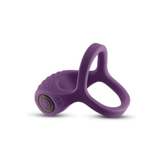 NS Novelties Inya Vibrating Penis Ring with Ball Ring Purple Ø 6.5 cm
