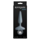 NS Novelties Renegade Maverick Anal Plug with Vibration Grey Ø 2.7 cm
