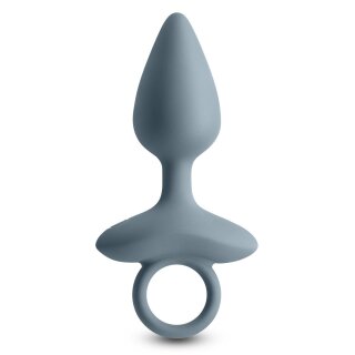 NS Novelties Renegade Orion Anal Plug with Vibration Grey Ø 3.5 cm