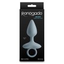 NS Novelties Renegade Orion Anal Plug with Vibration Grey Ø 3.5 cm