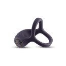 NS Novelties Renegade Valiant Penis and Ball Ring with Vibration Grey Ø 6.5 cm