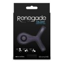 NS Novelties Renegade Valiant Penis and Ball Ring with Vibration Grey Ø 6.5 cm