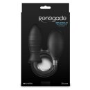 Ns Novelties Renegade Inflataplay Inflatable Plug Black 10.5 cm Ø 4 cm
