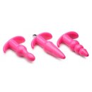 XR Brands Thrill Trio Anal Plug Set of 3 Pink