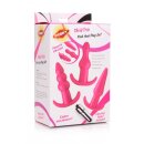 XR Brands Thrill Trio Anal Plug Set of 3 Pink