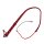 Kiotos Nylon Bullwhip Black & Red 120 cm
