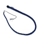 Kiotos Leather Whip Black & Blue 140 cm