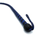 Kiotos Leather Whip Black & Blue 140 cm